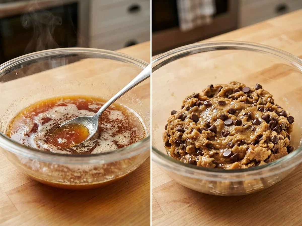 Brown Butter Pumpkin Chocolate Chip Cookies — Step 2 Step 2 — Brown Butter Pumpkin Chocolate Chip Cookies