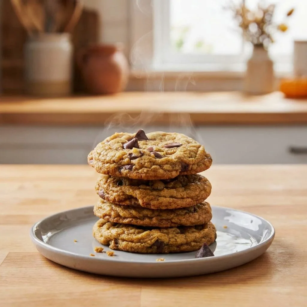 Brown Butter Pumpkin Chocolate Chip Cookies Brown Butter Pumpkin Chocolate Chip Cookies