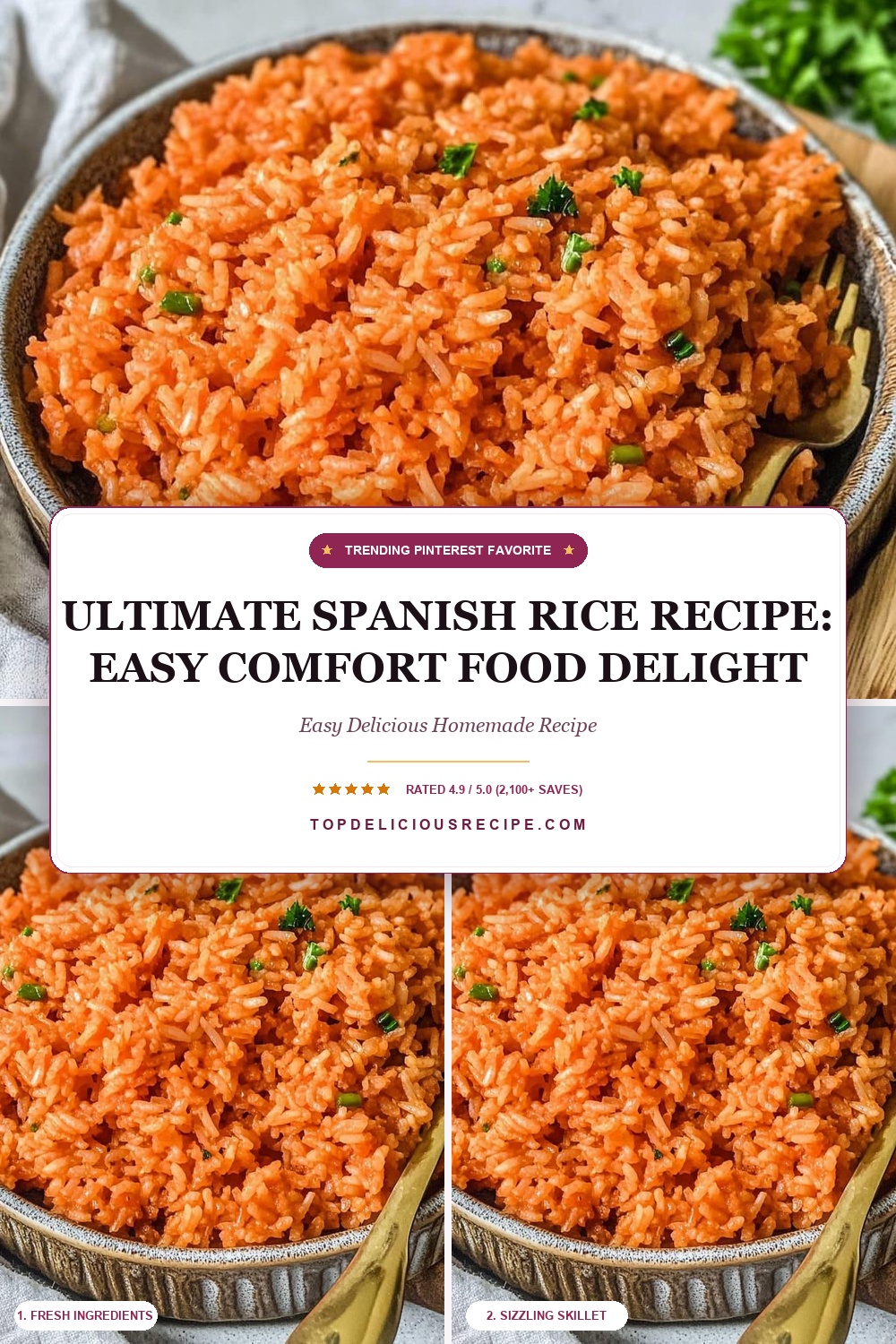 Ultimate Spanish Rice Recipe: Easy Comfort Food Delight Pin Template