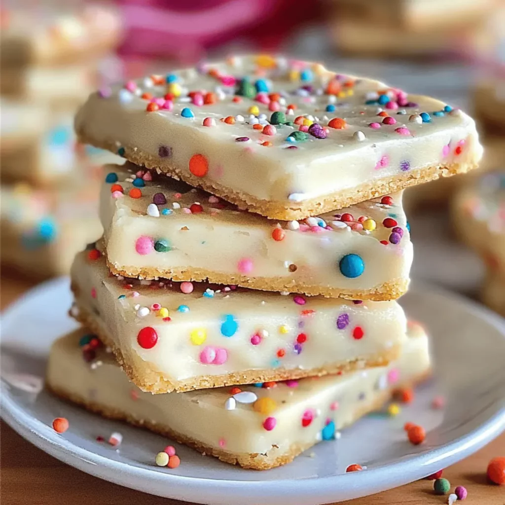 Funfetti Shortbread Sandwich Cookies