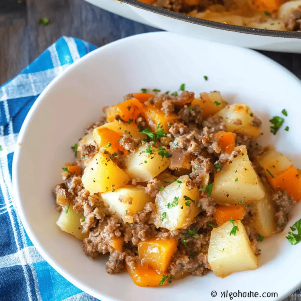 Hamburger Potato Casserole