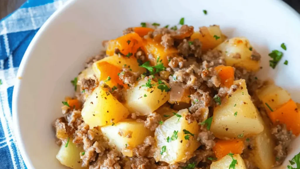Hamburger Potato Casserole