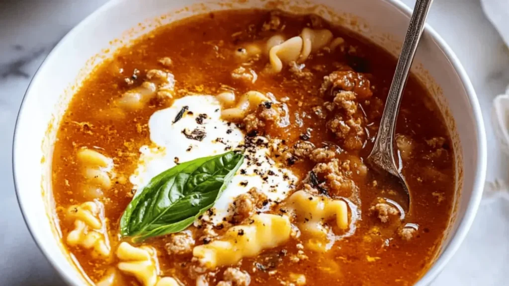Lasagna Soup