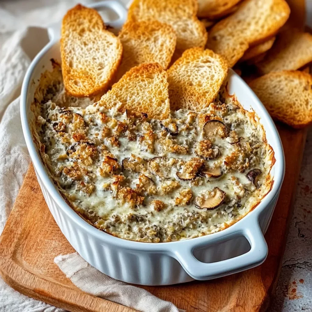 Stuffed Mushroom Dip