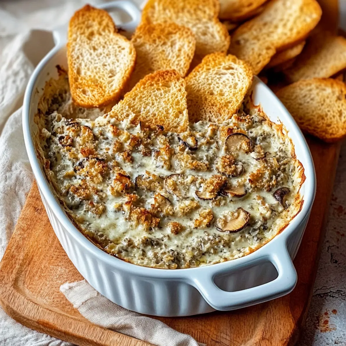 Stuffed Mushroom Dip