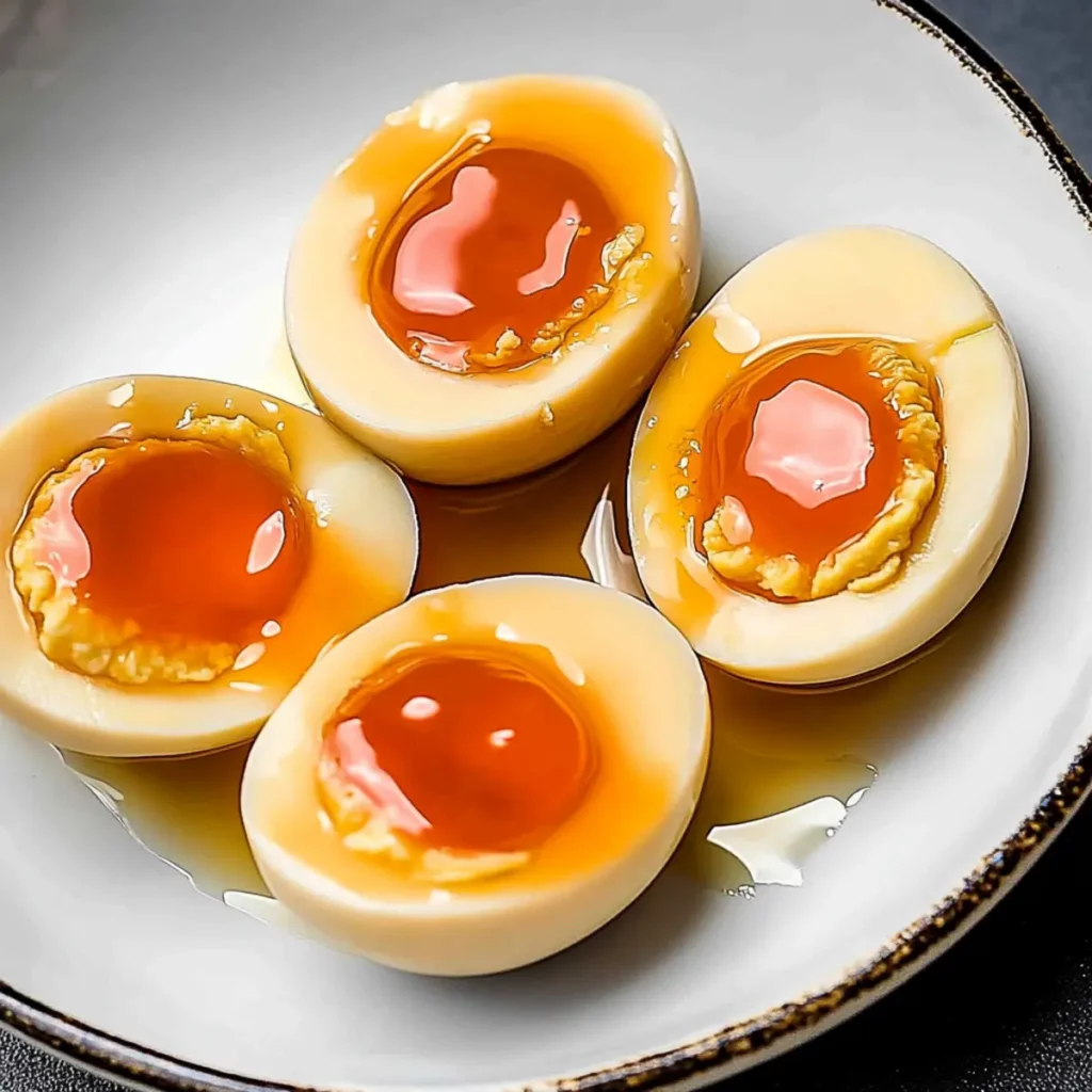 Marinated ramen eggs