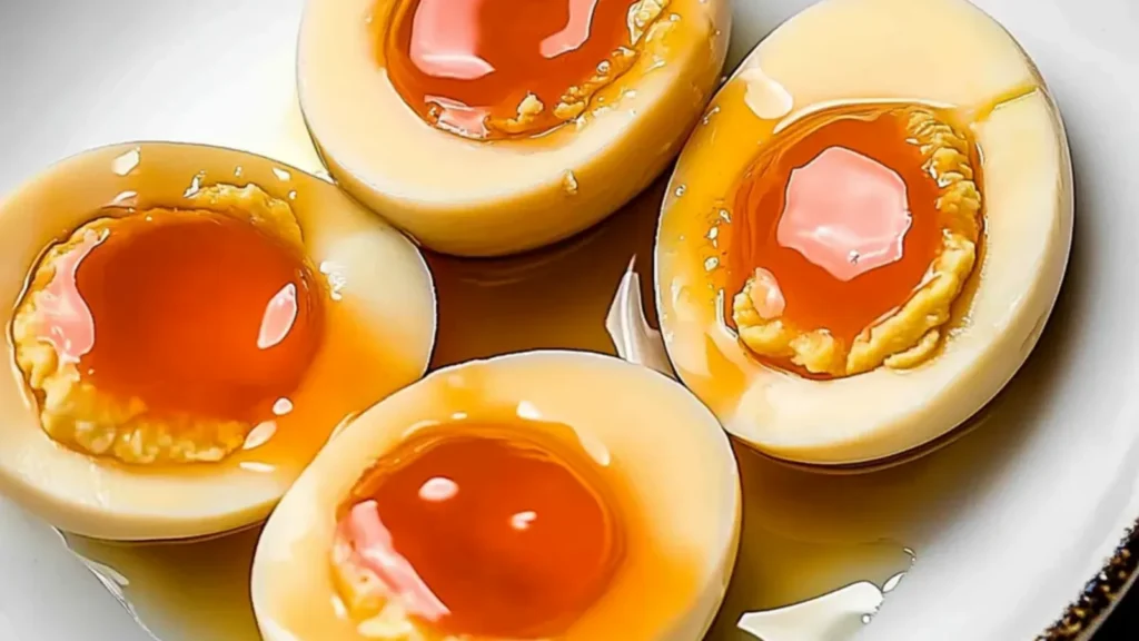 Marinated ramen eggs