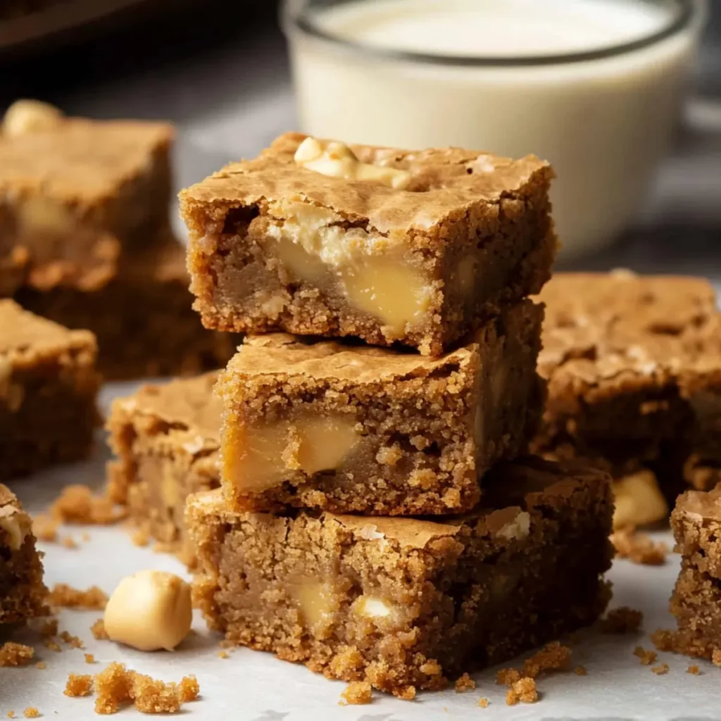 Butterscotch Blondie Brownies