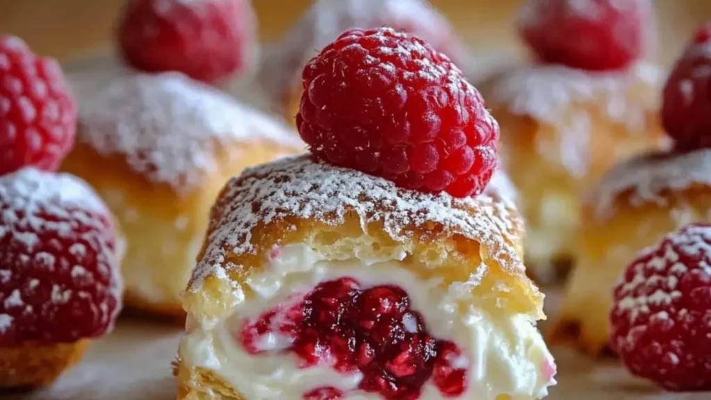 Raspberry Cream Cheese Bites