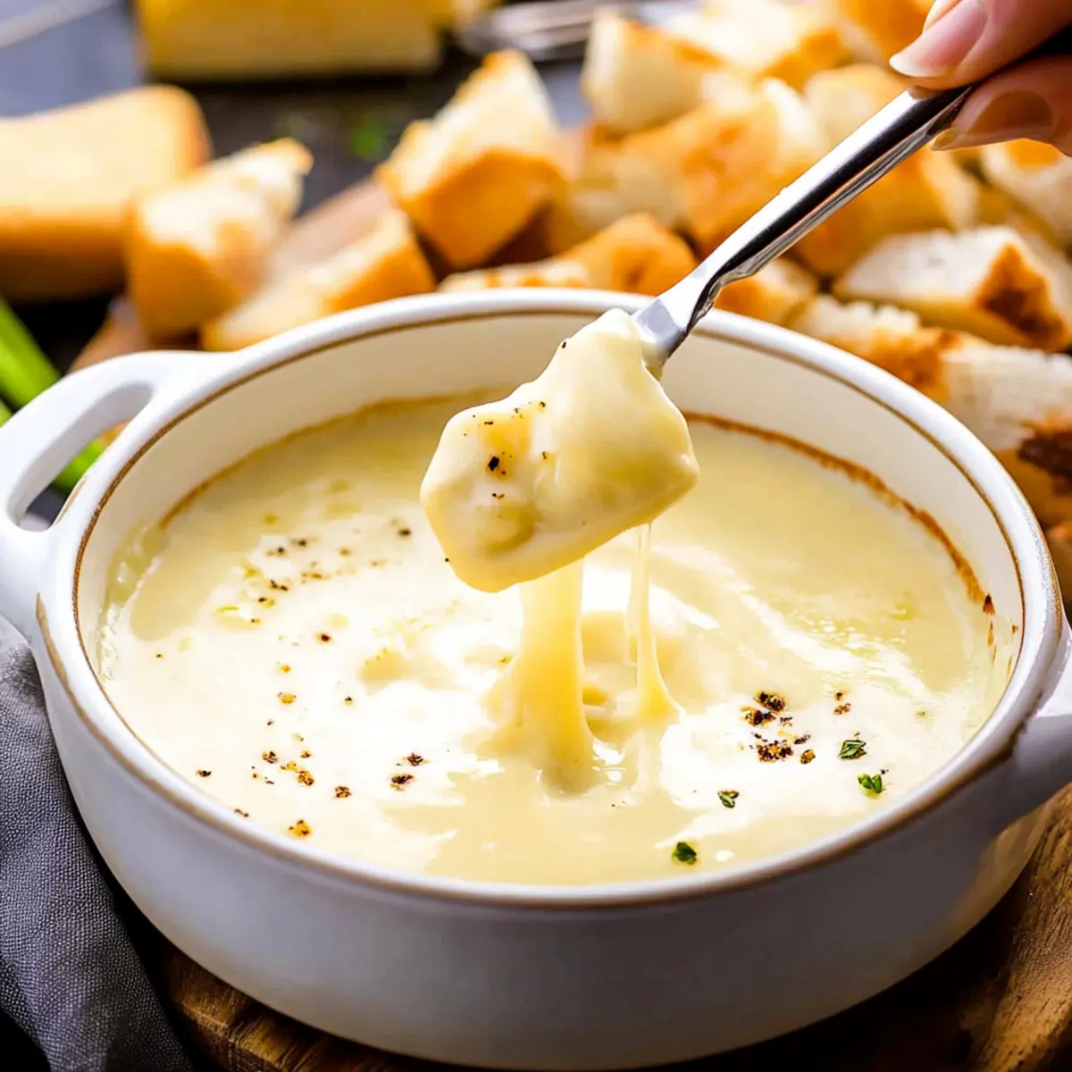 Cheese Fondue Dipping Ideas