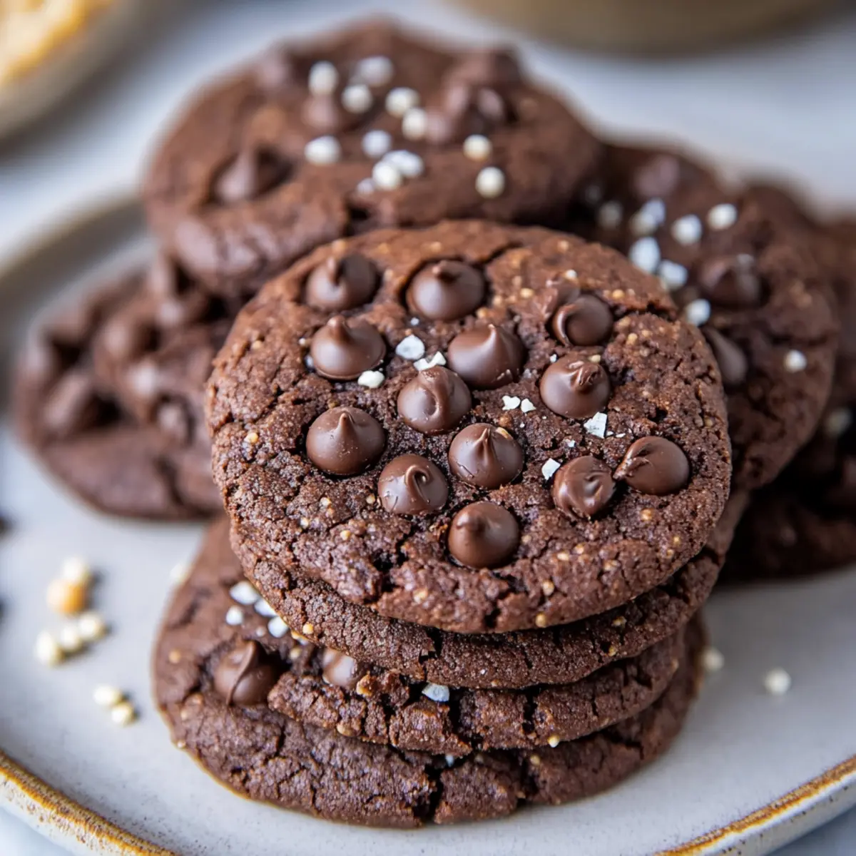 Chocolate Chickpea Cookies