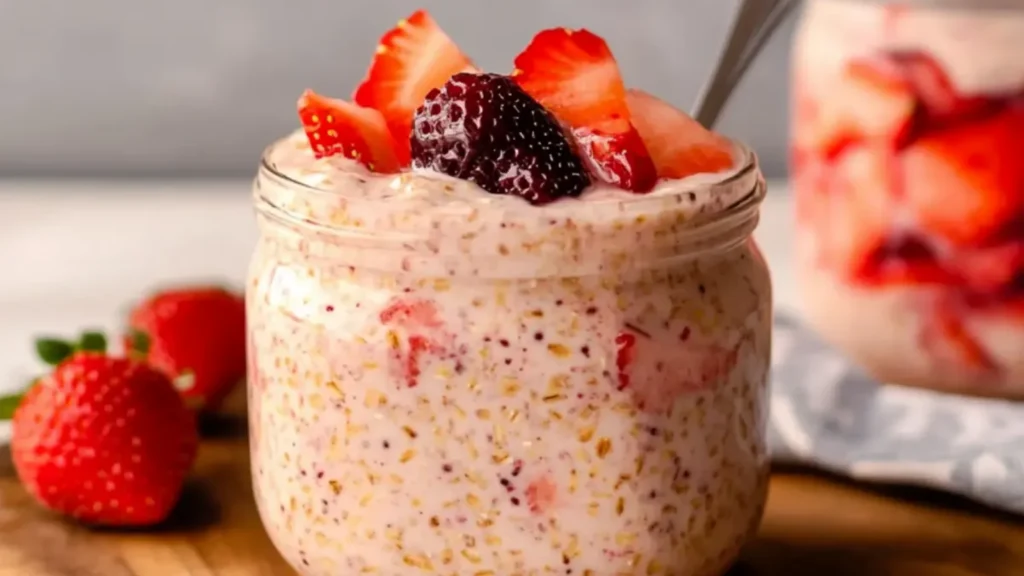 Strawberry Overnight Oats