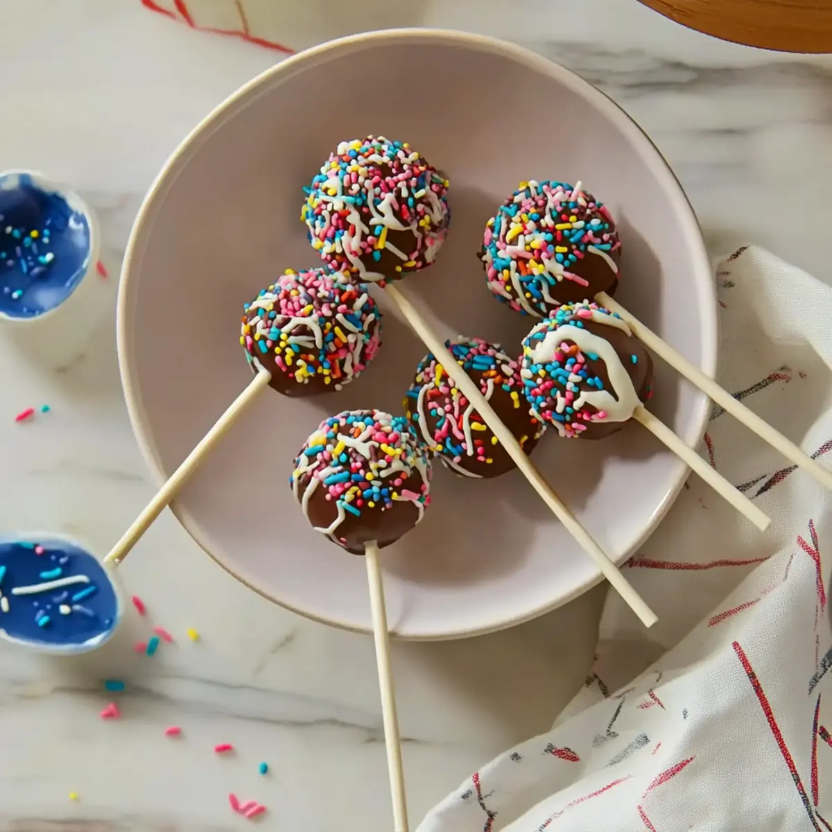 2-Ingredient Easy Cake Pops