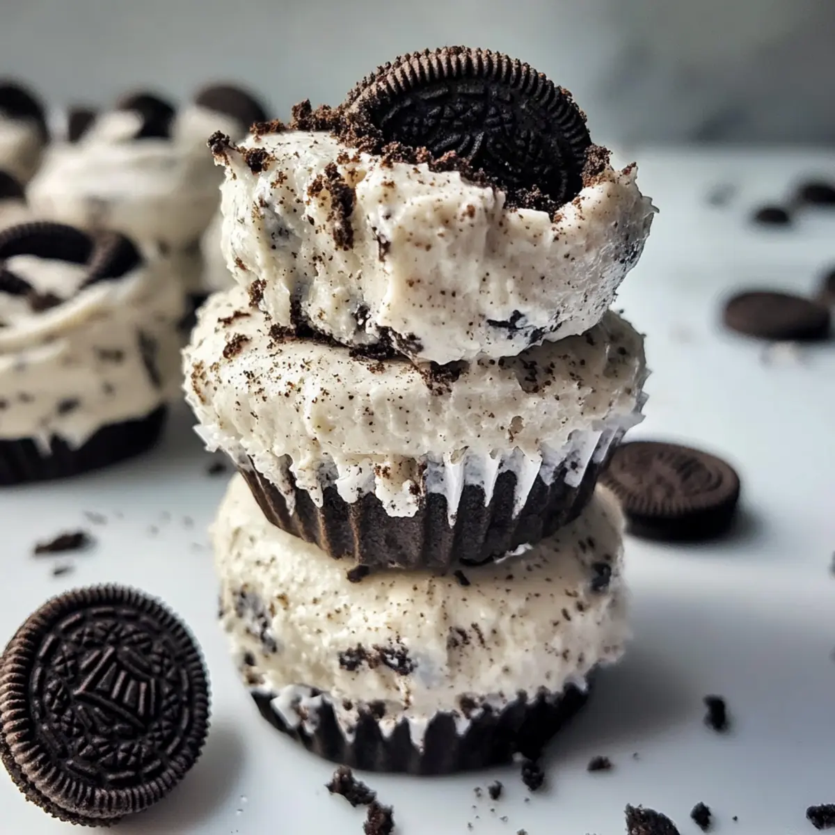 No-Bake Oreo Cheesecake Protein Bites