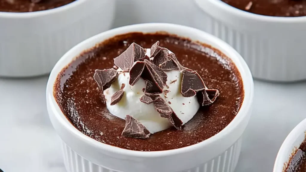 Decadent Chocolate Cream Pots