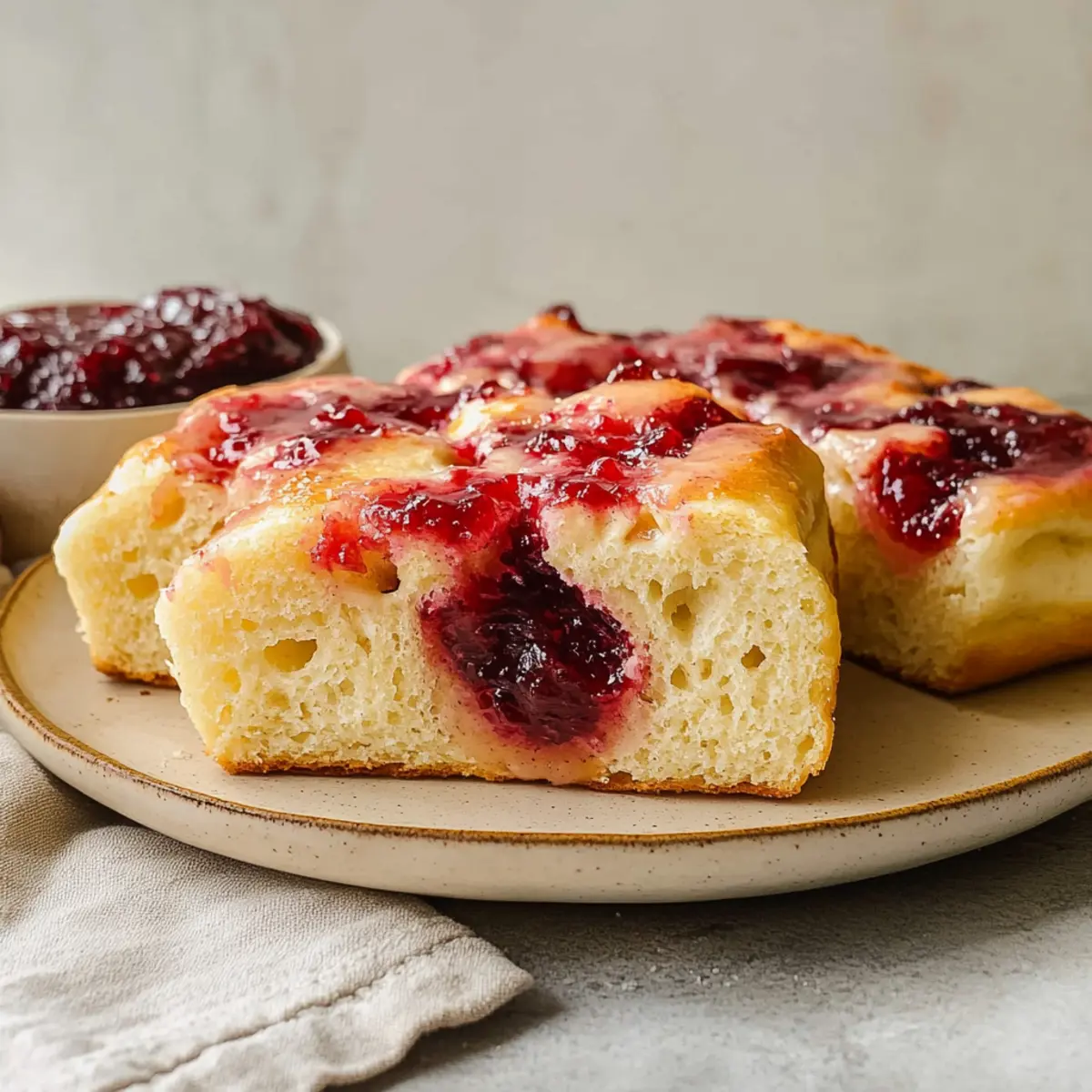 Jam Donut Focaccia