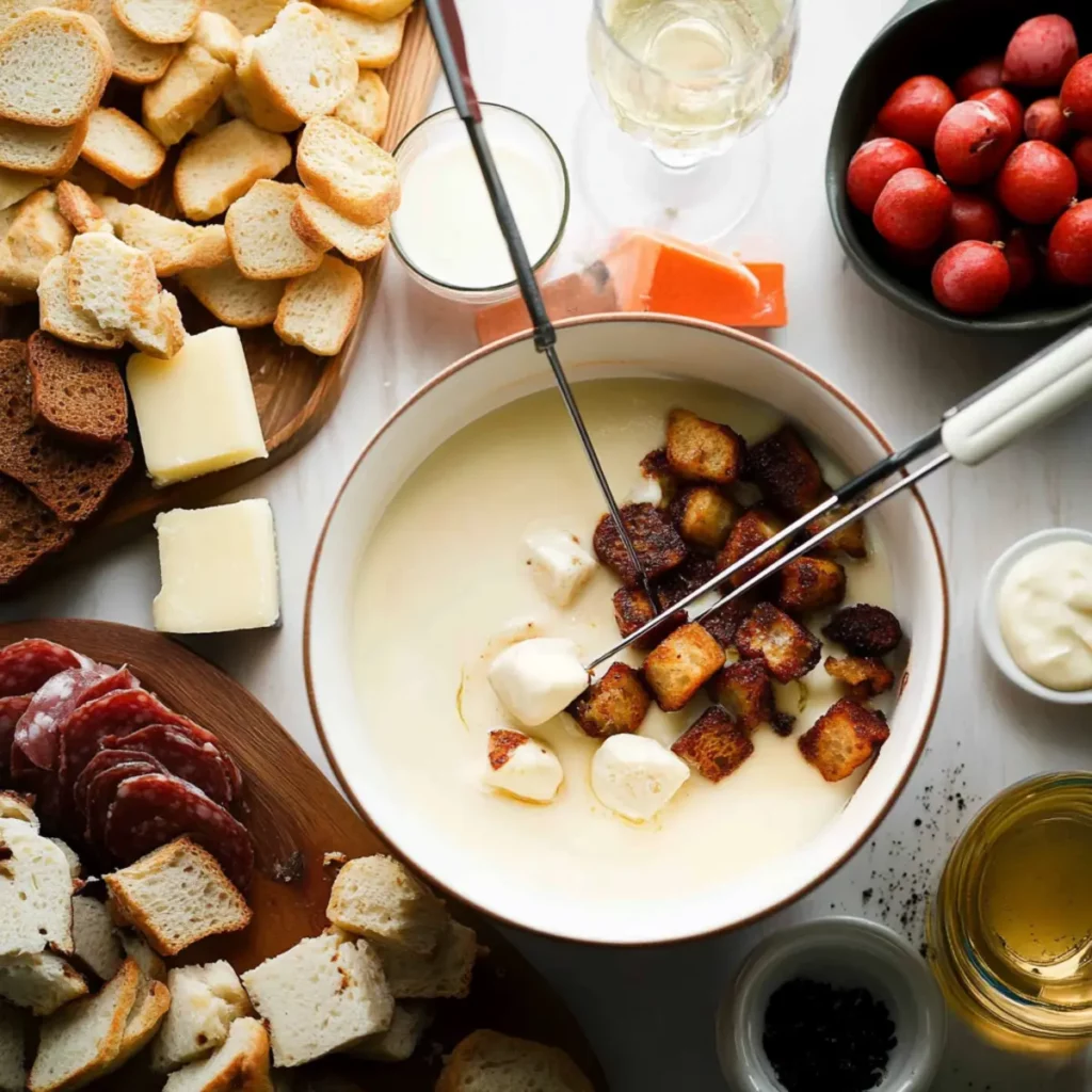 Romantic Fondue Night at Home