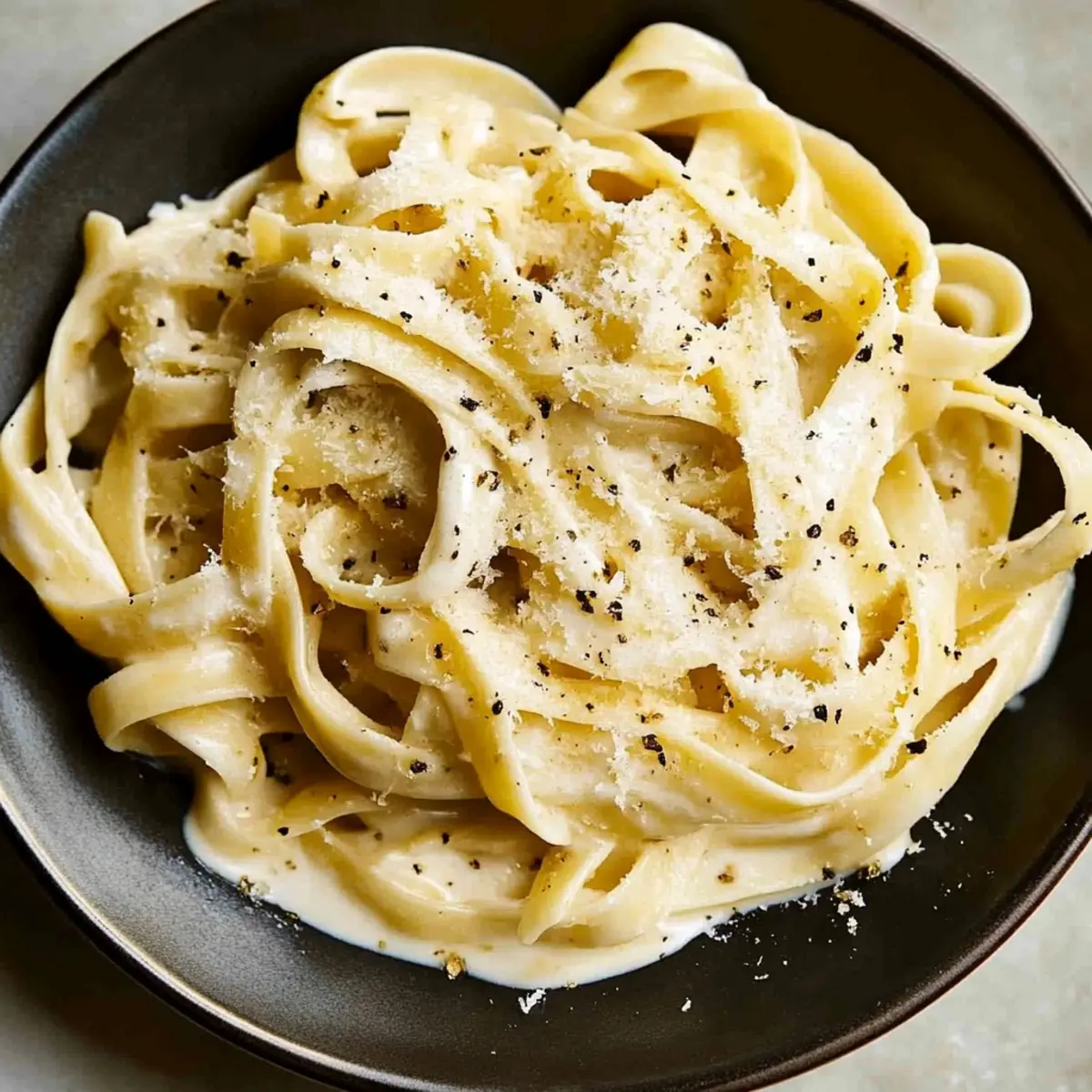 Classic Creamy Italian Fettuccine Alfredo