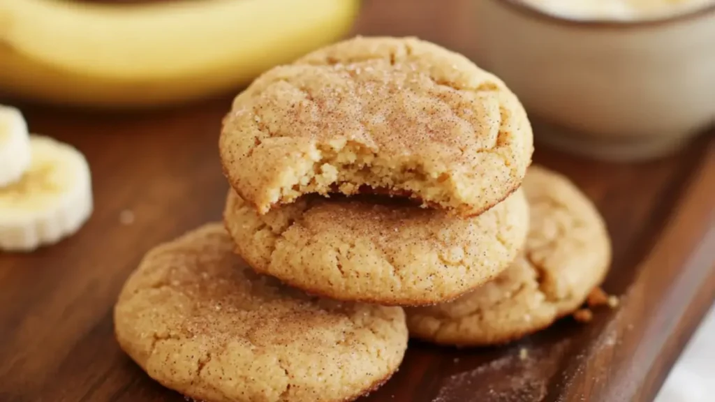 Banana Snickerdoodle Cookies