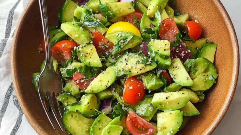 Salade méditerranéenne avocat & citron
