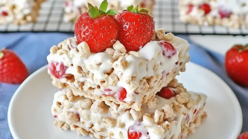 Berries & Cream Cereal Bars