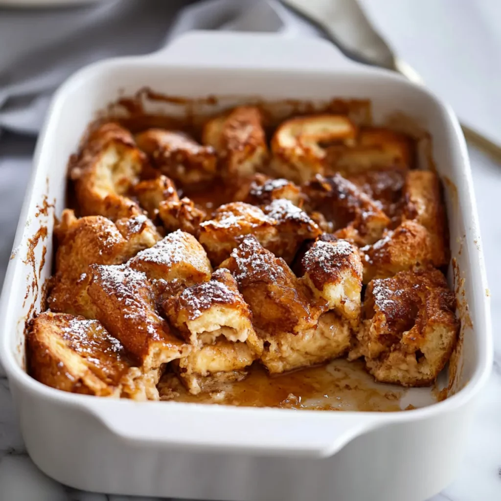 Easy Brioche French Toast Casserole