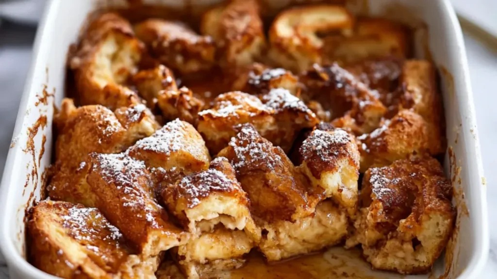 Easy Brioche French Toast Casserole