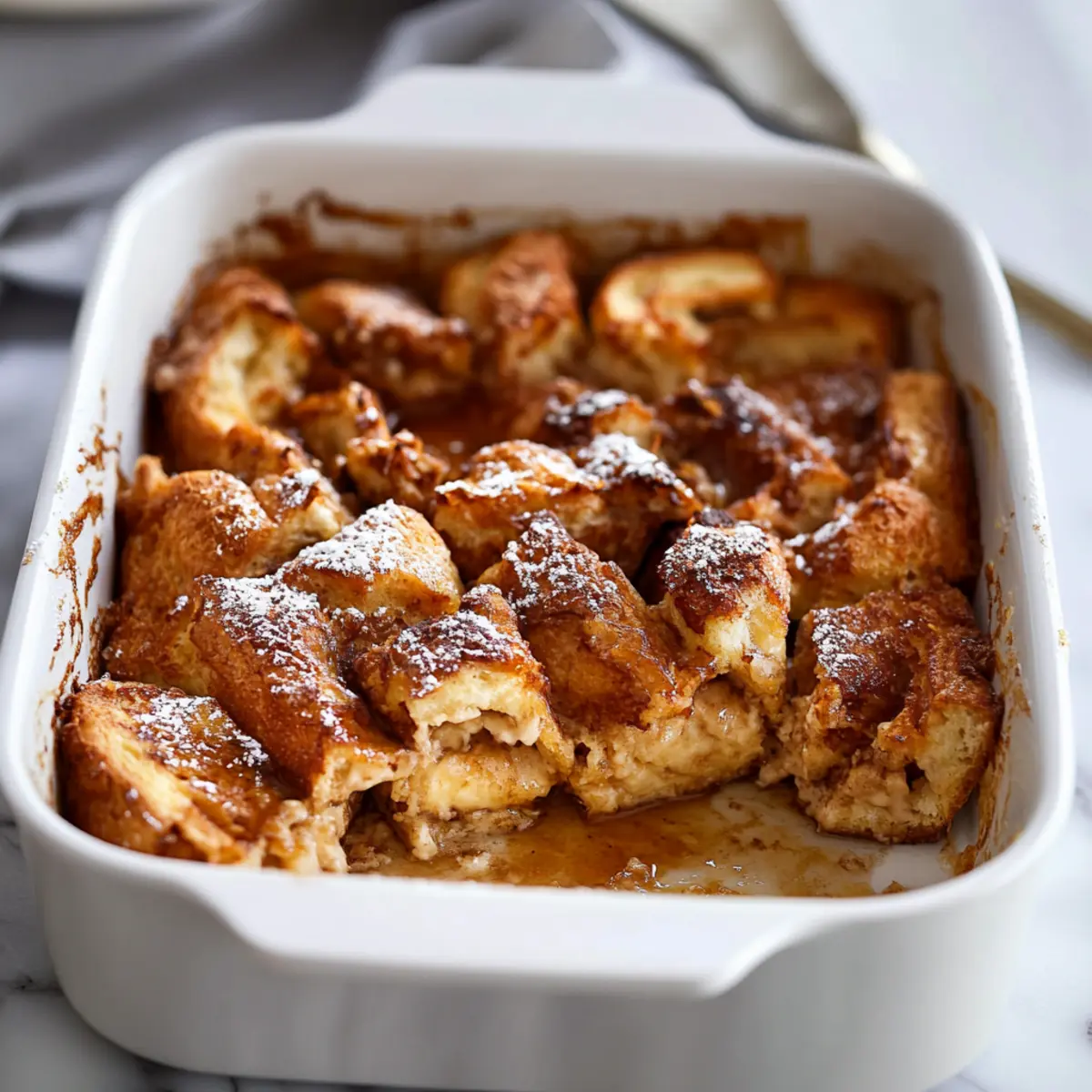 Easy Brioche French Toast Casserole