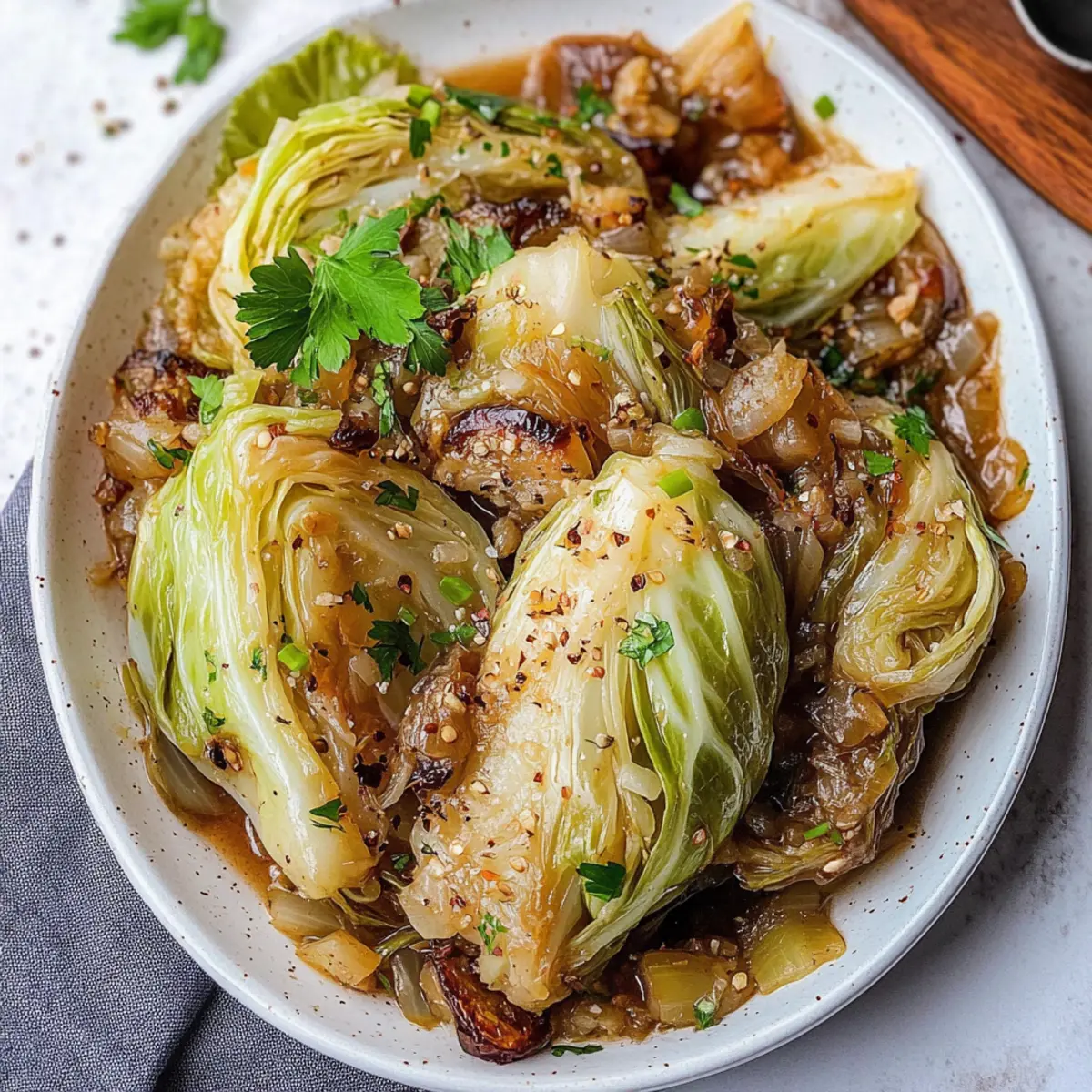 Braised Cabbage & Vegetables