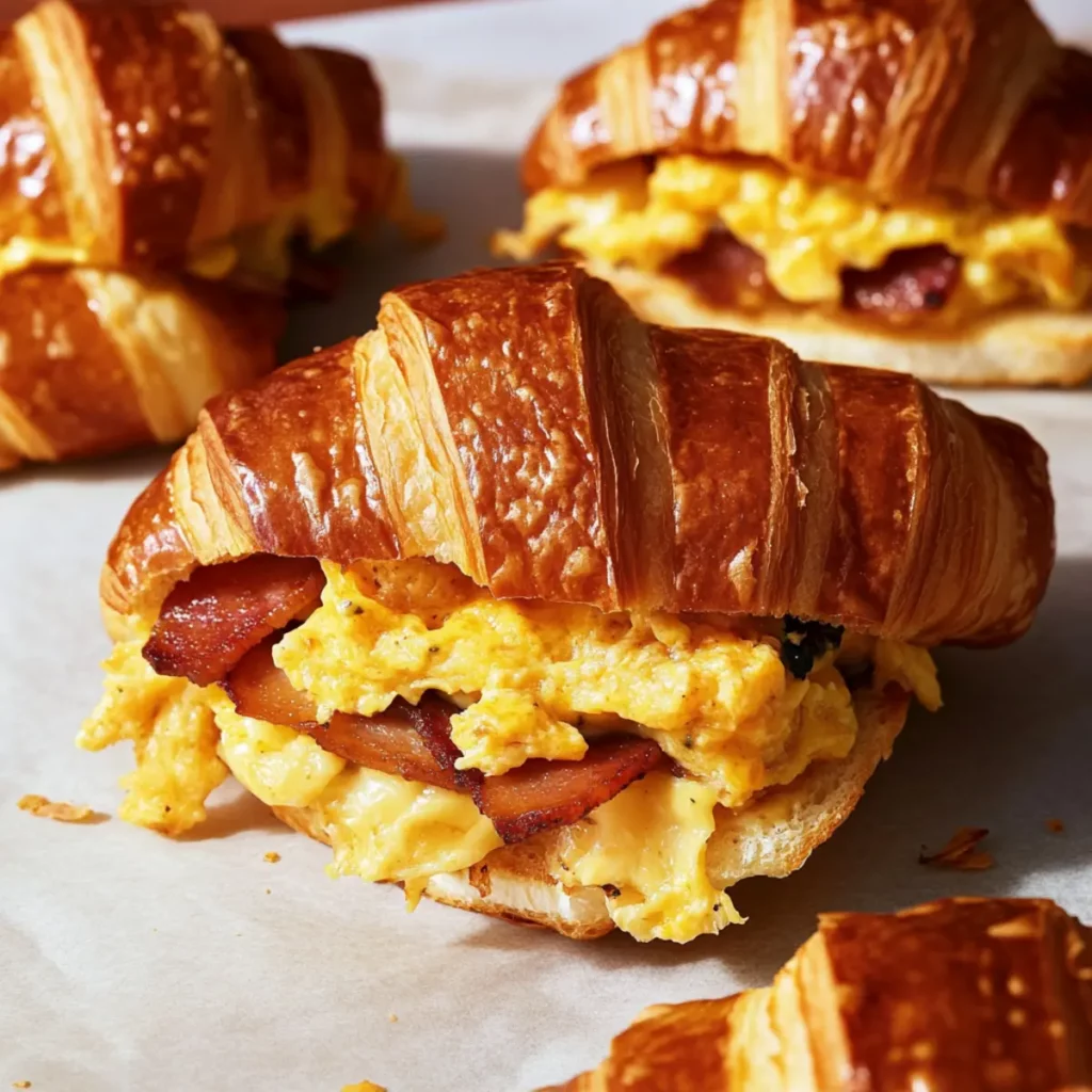 Breakfast Croissant Sandwich