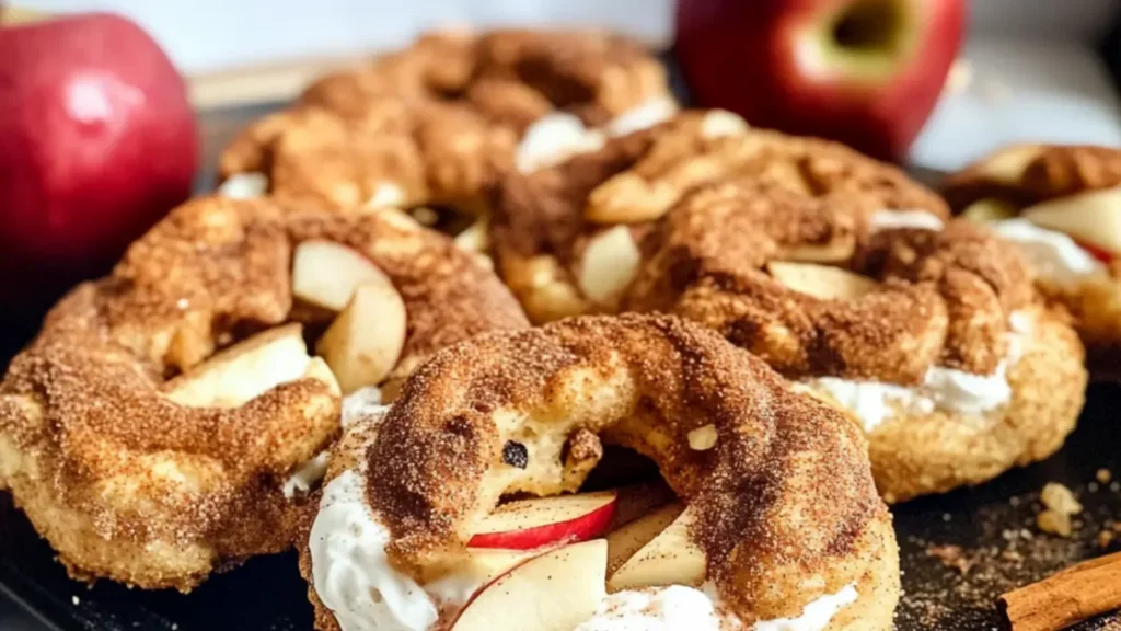 Apple Cinnamon Greek Yogurt Bagels