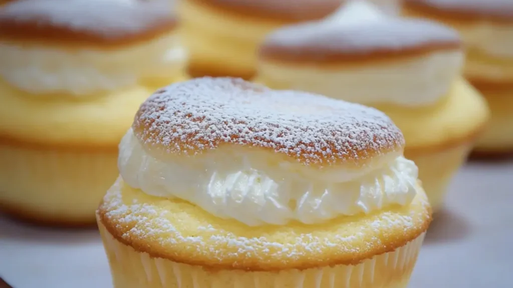 Japanese Cotton Cheesecake Cupcakes