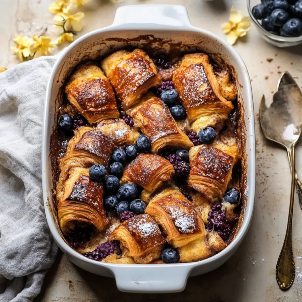 Cinnamon Croissant French Toast Bake