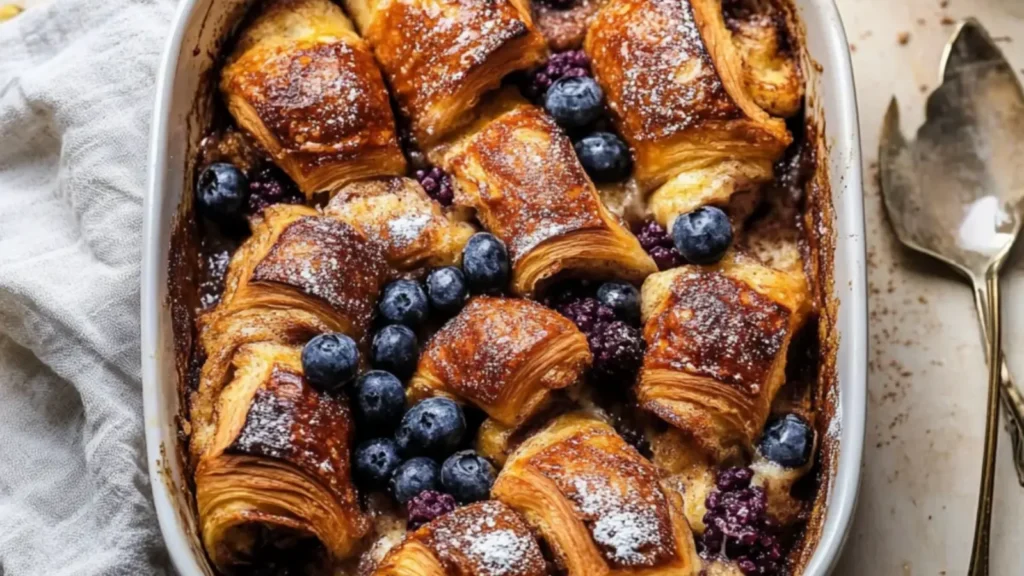 Cinnamon Croissant French Toast Bake