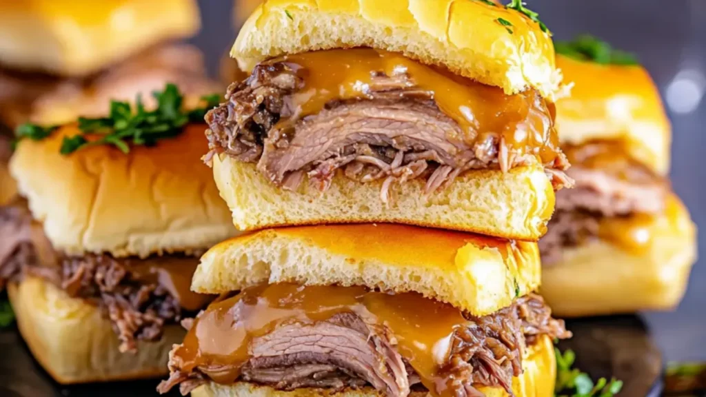 French Dip Beef Sliders