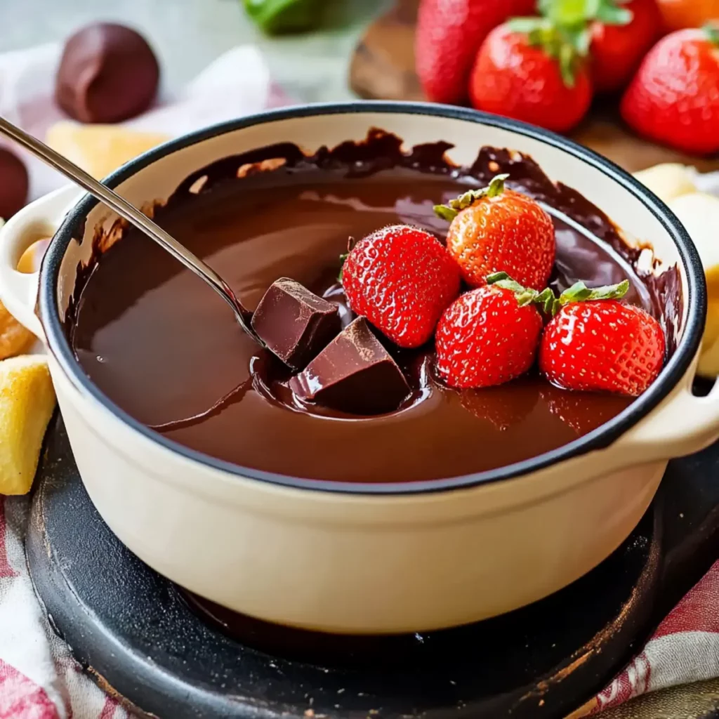 Ultimate Chocolate Fondue