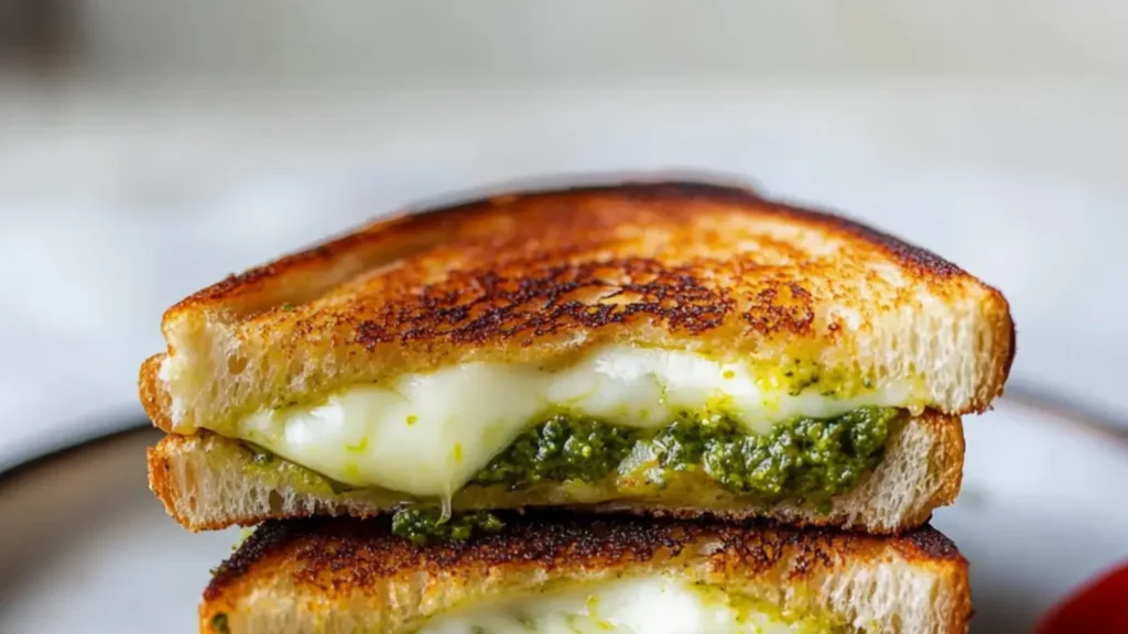 Pesto Grilled Cheese Sandwich