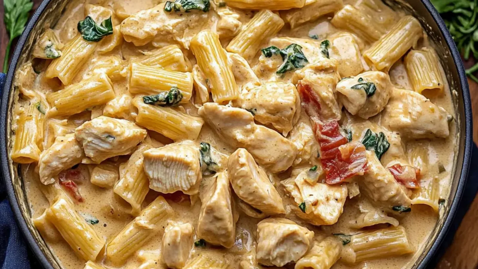 Tuscan Cream Chicken Pasta Bliss
