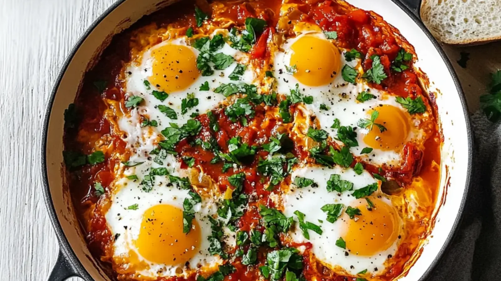Classic Shakshuka with Sourdough