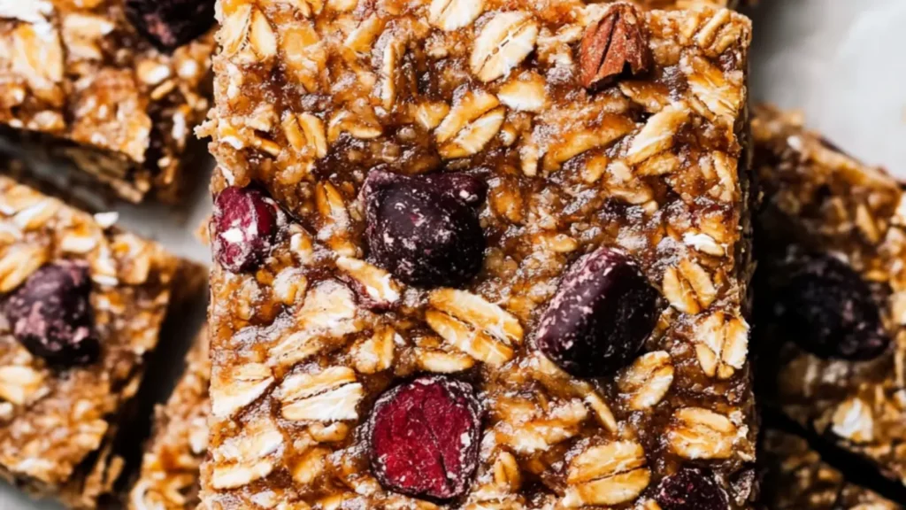 No Bake Granola Bars