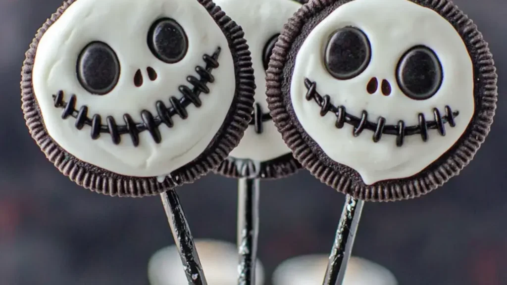 Jack Skellington Oreo Pops