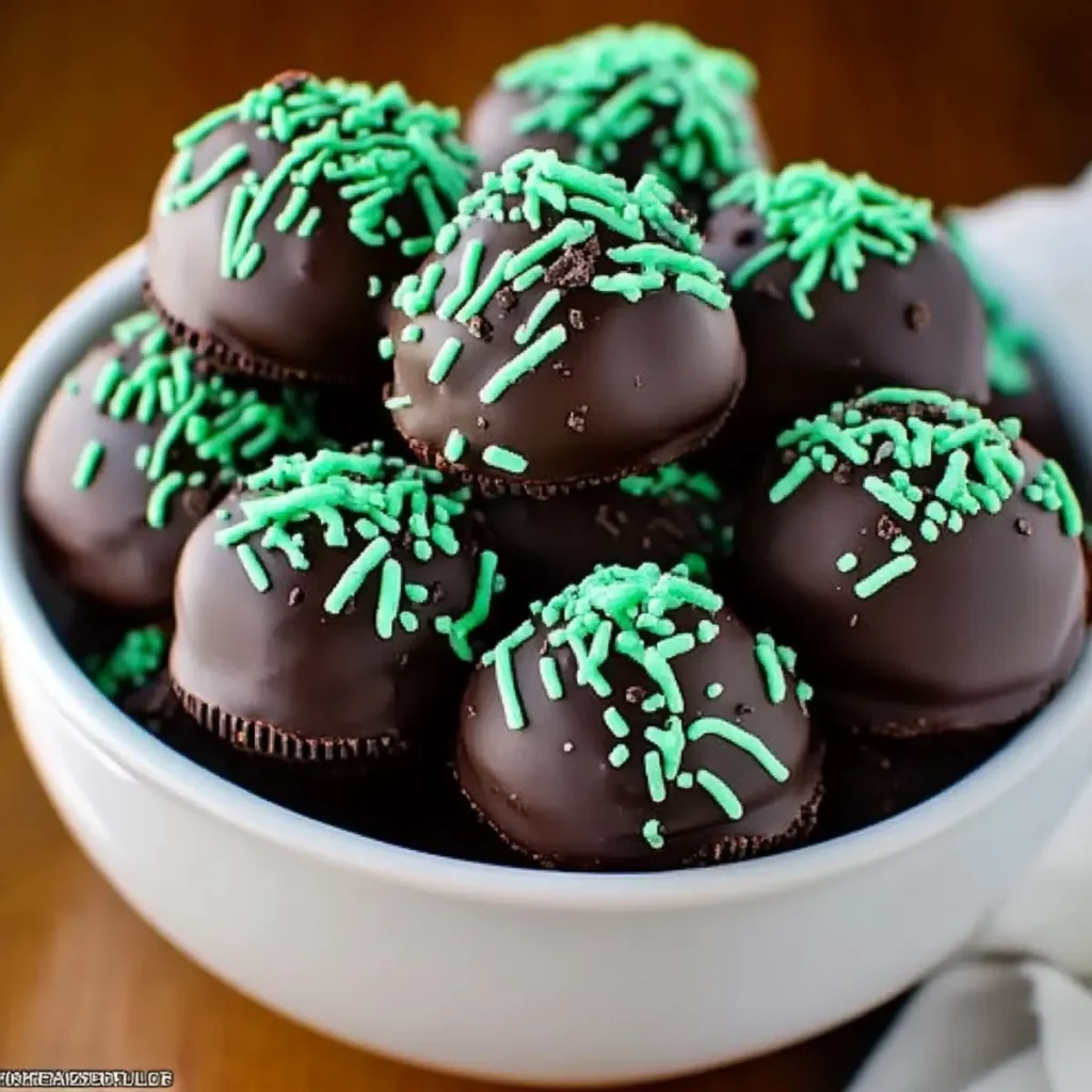 Mint Oreo Truffles