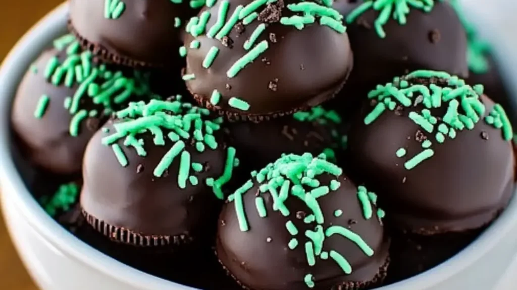Mint Oreo Truffles