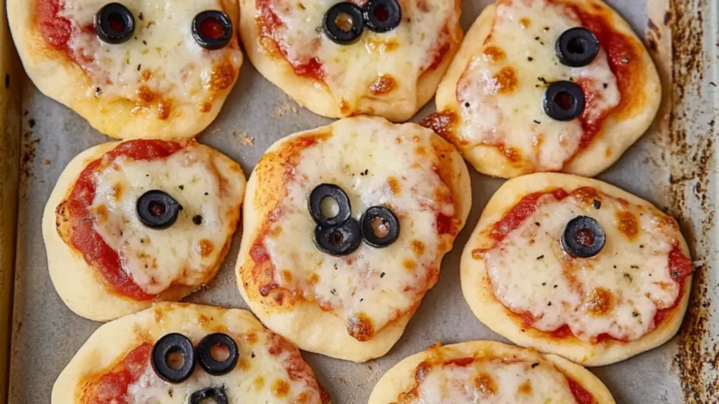 Mini Homemade Cheese Pizzas