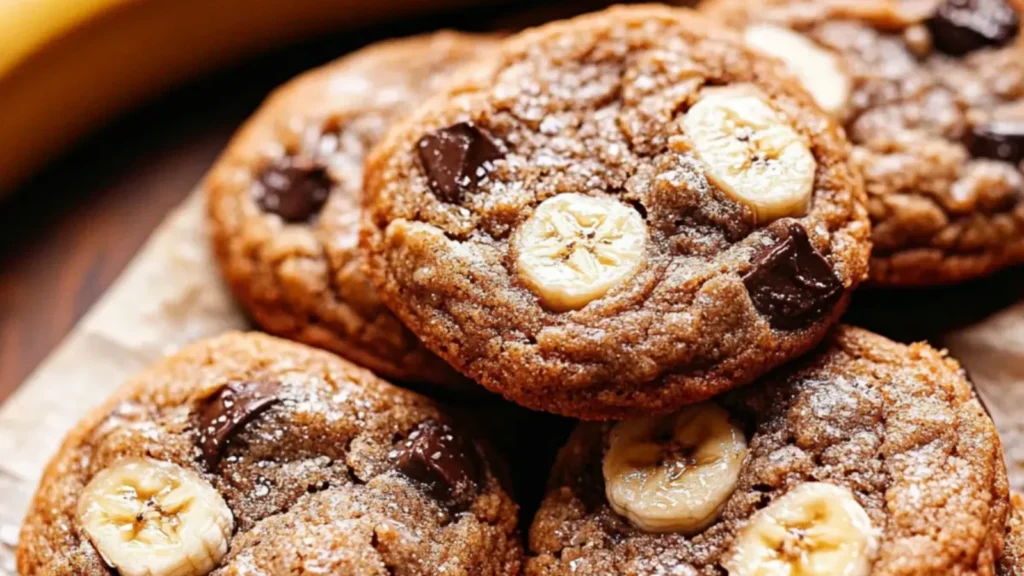 Soft Banana Bread Cookies