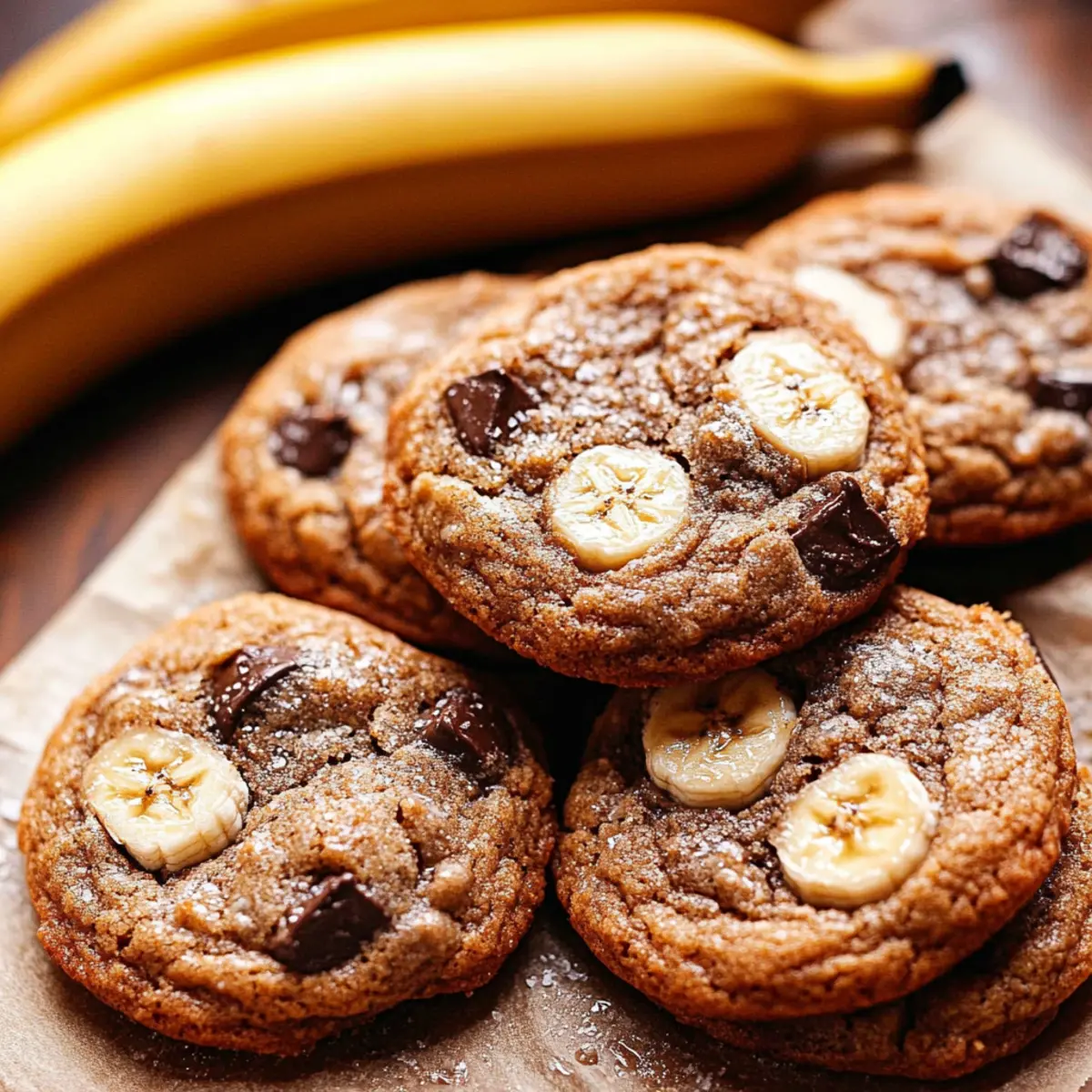 Soft Banana Bread Cookies