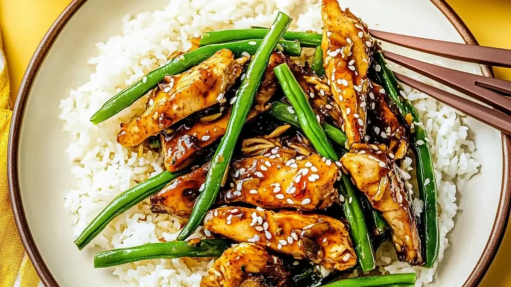 Chicken and Green Bean Stir-Fry