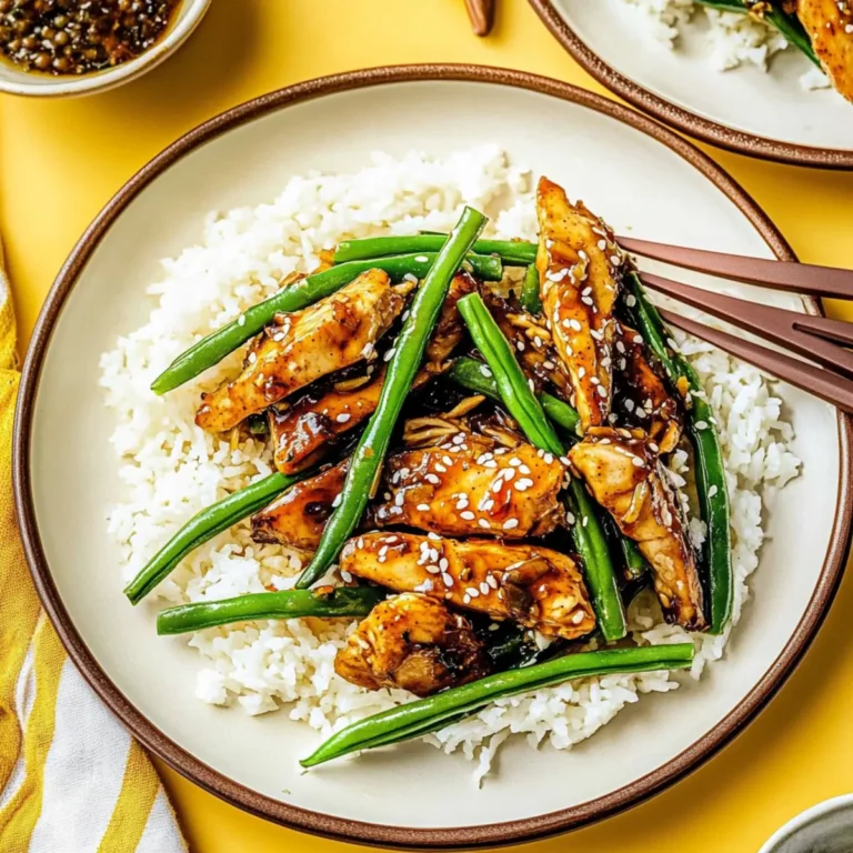 Chicken and Green Bean Stir-Fry
