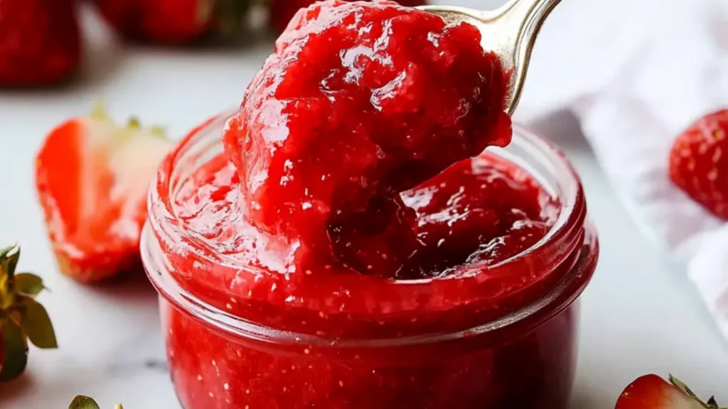Homemade Strawberry Sauce