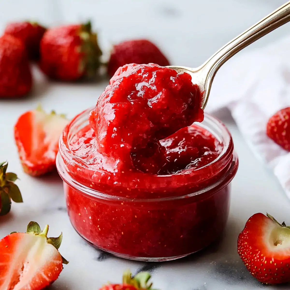 Homemade Strawberry Sauce